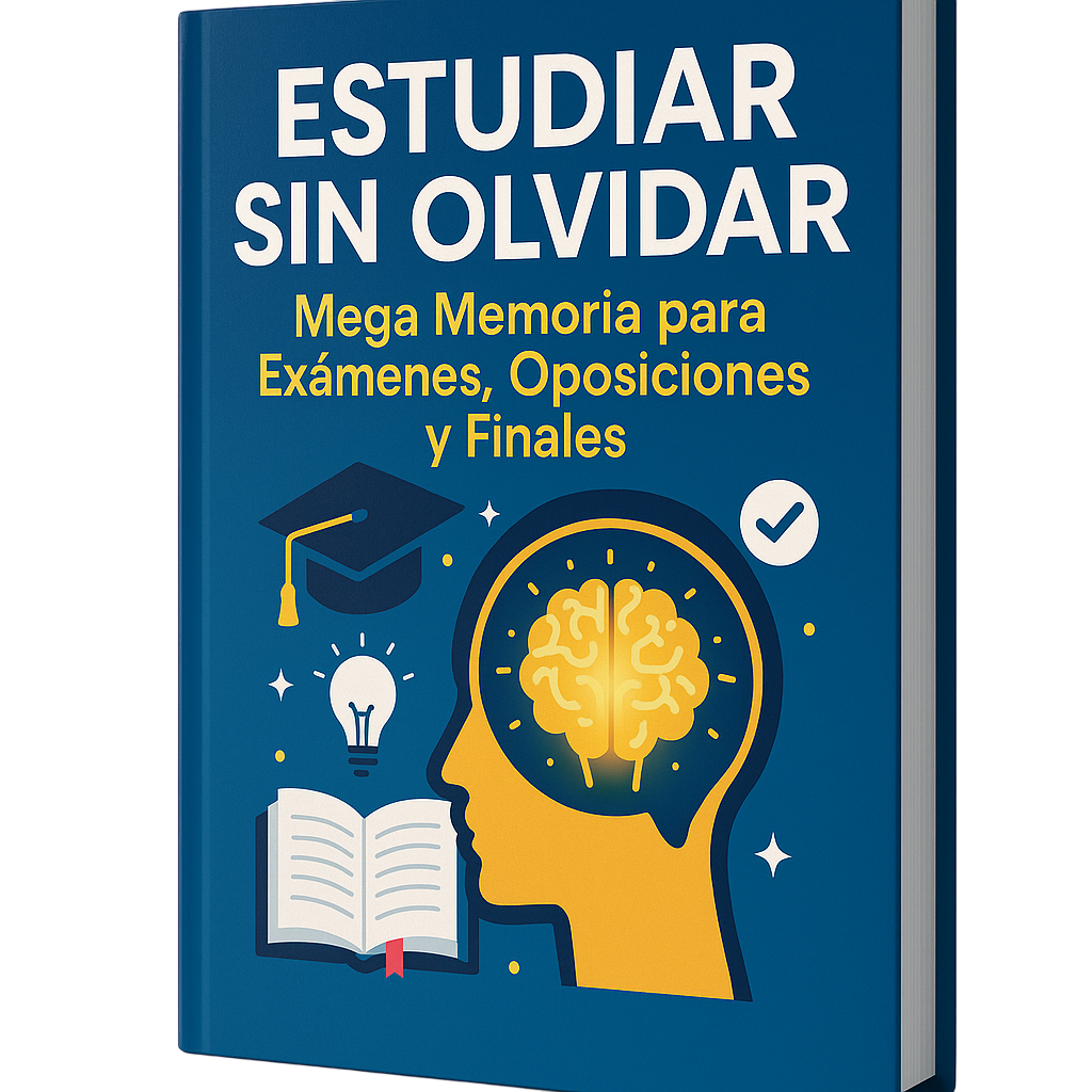 ESTUDIAR SIN OLVIDAR: Mega Memoria para Exámenes, Oposiciones y Finales