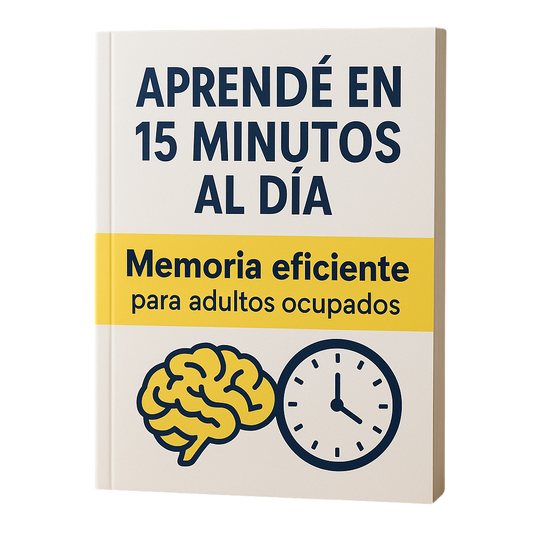 APRENDÉ EN 15 MINUTOS AL DÍA: Memoria eficiente para adultos ocupados