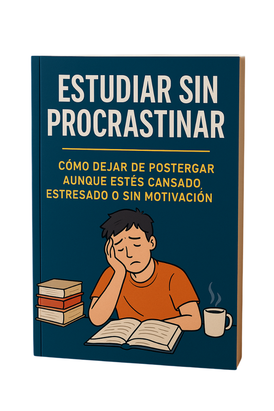 Estudiar sin Procrastinar: Cómo dejar de postergar aunque estés cansado, estresado o sin motivación