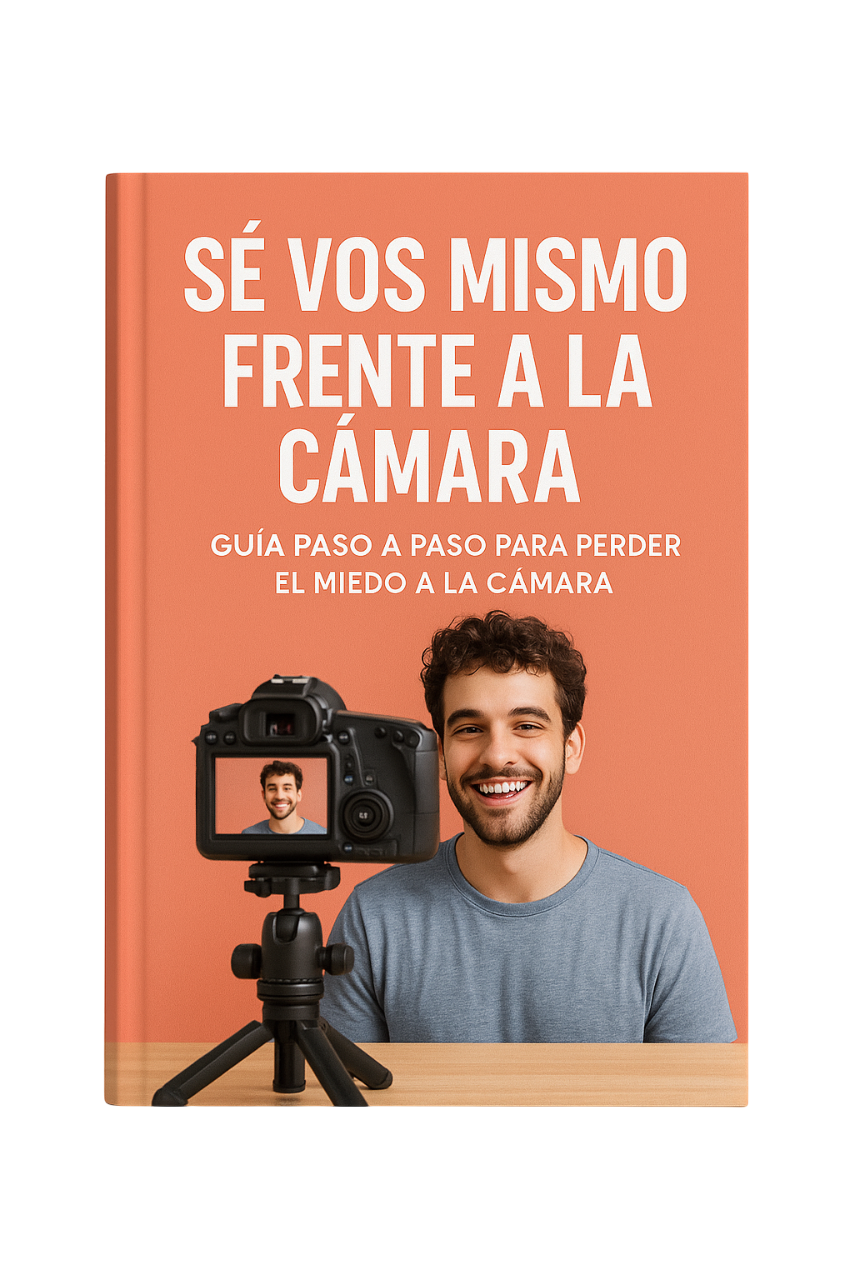 Sé Vos Mismo Frente a la Cámara, Guía Paso a Paso para Perder el Miedo a la Cámara
