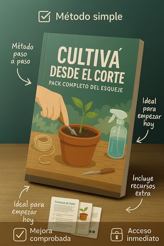 Cultivá Desde el Corte – Pack Completo del Esqueje