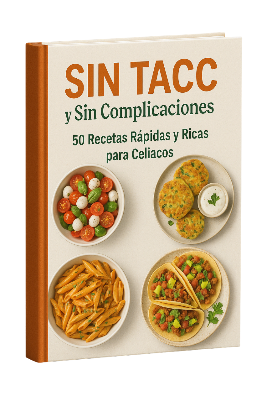 SIN TACC y Sin Complicaciones: 50 Recetas Rápidas y Ricas para Celíacos