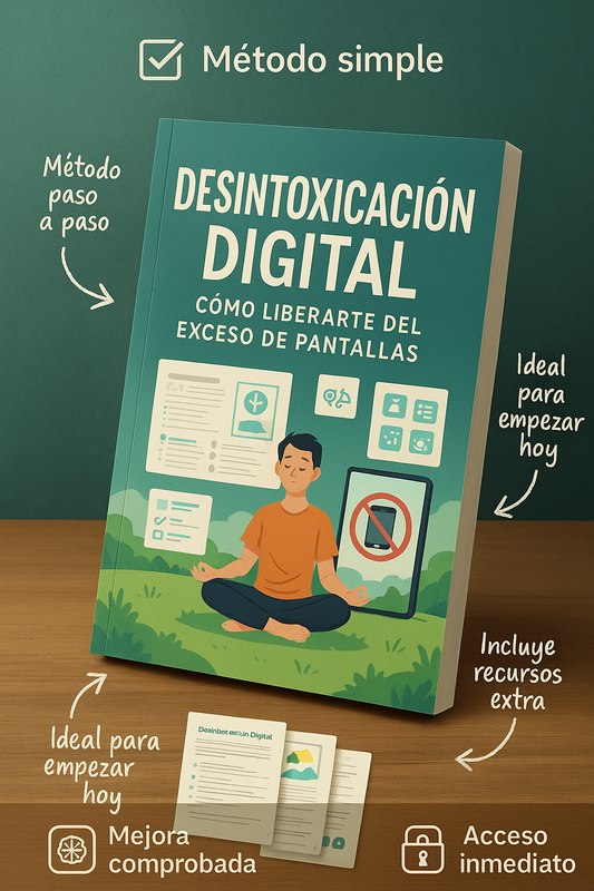 Desintoxicación digital: Cómo liberarte del exceso de pantallas